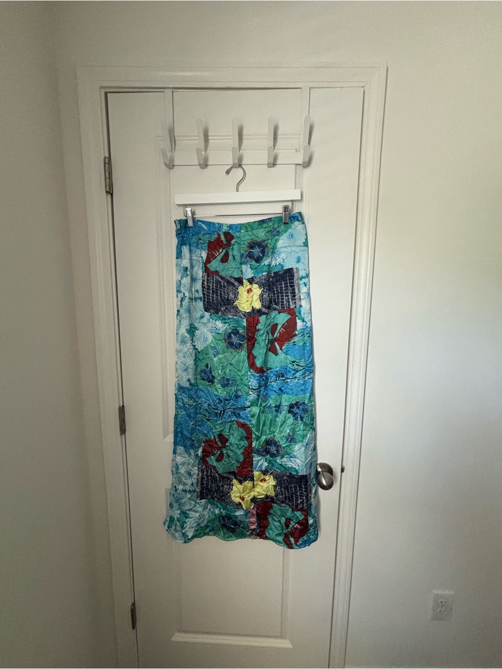 Topshop Tropical Print Swim Maxi Skirt